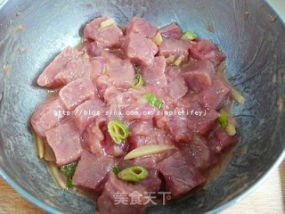 尖椒牛肉夹馍的做法步骤：3