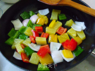 菠萝咕噜肉的做法步骤：7