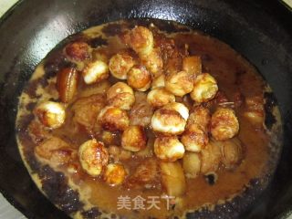 肉烧蛋的做法步骤：8