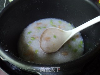 润燥消水调中下气的---【毛豆干贝粥】的做法步骤：6