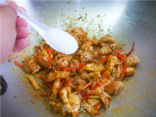 家常菜肴@@大马美食~~娘惹虾酱猪肉的做法步骤：8