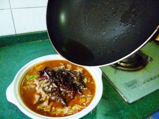 麻辣水煮牛肉的做法步骤：9