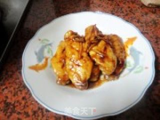 蜜汁鸡翅的做法步骤：7