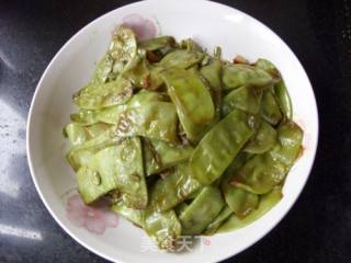 下饭好菜----扁豆煸肉片的做法步骤：9