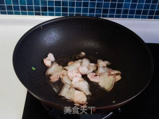 茭白炒肉片的做法步骤：5