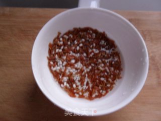 红香米栗子米糊的做法步骤：2