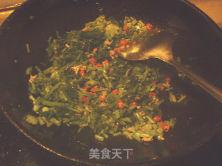 雪里蕻炒肉末的做法步骤：4