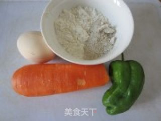懒懒的周末早点-杂蔬蛋饼的做法步骤：1