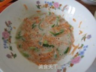 懒懒的周末早点-杂蔬蛋饼的做法步骤：5