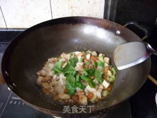 虾头烧豆腐的做法步骤：12