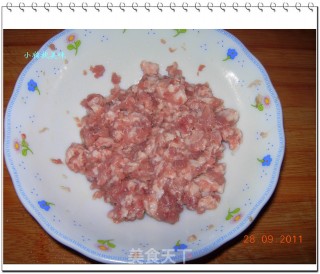 肉末口菇烧茄子的做法步骤：3