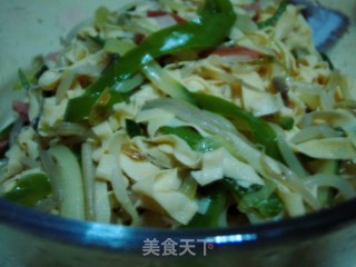 饭菜一体之代饭千张的做法步骤：7