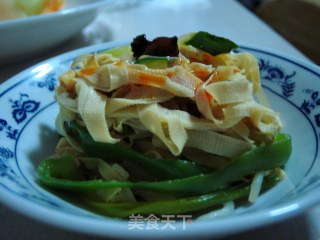 饭菜一体之代饭千张的做法步骤：8