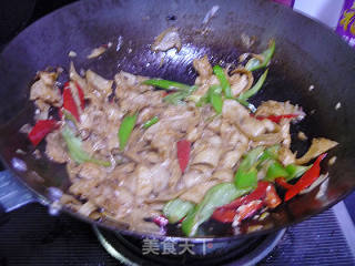 上班族的快手家常菜--双椒面筋的做法步骤：6