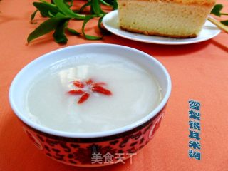 雪梨银耳米糊的做法步骤：6