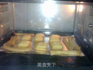 国庆节之早餐【奶酪吐司脆】的做法步骤：4