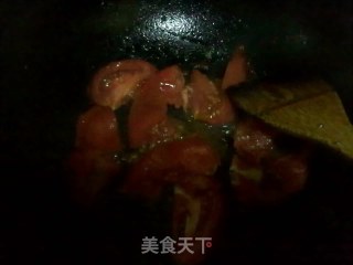 饭菜一体之番茄蛋焖面的做法步骤：4