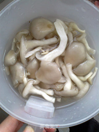 滋阴润燥—玉米平菇炖鸡腿的做法步骤：3