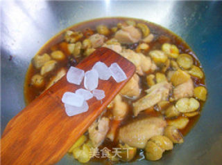 第一次买板栗@@ 板栗烧鸡块的做法步骤：7