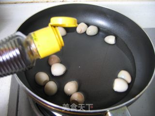 菜花烧鹌鹑蛋的做法步骤：5