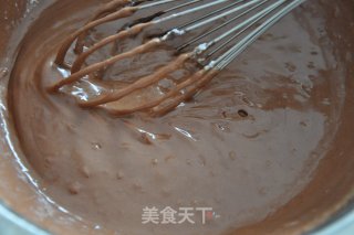 无筋 - 松软的巧克力慕斯蛋糕的做法步骤：5