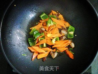 五彩黑白菜的做法步骤：10