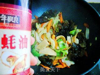 五彩黑白菜的做法步骤：15