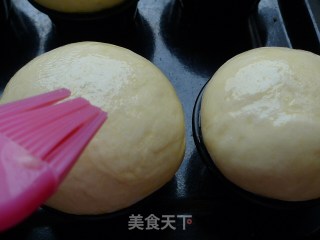 松软可口的----奶香苹果面包的做法步骤：9