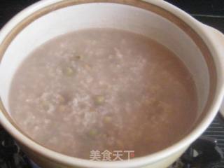 蒲公英花红豆糯米粥的做法步骤：4