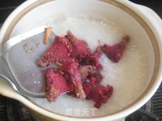 鸡冠花蛋花粥的做法步骤：5
