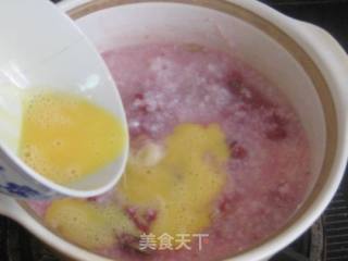 鸡冠花蛋花粥的做法步骤：7