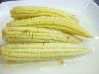 奶香玉米笋的做法步骤：6