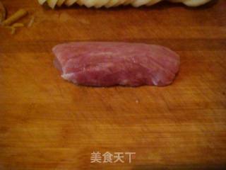 青椒胡萝卜炒肉丝的做法步骤：5