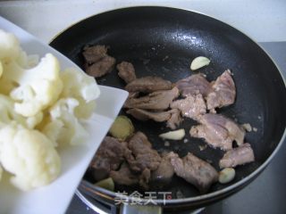 菜花烧猪肝的做法步骤：7