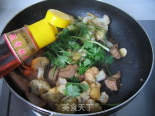 菜花烧猪肝的做法步骤：11
