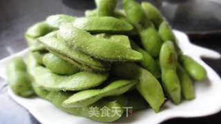蒜泥毛豆的做法步骤：2