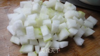 毛豆烧冬瓜的做法步骤：2