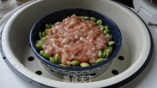 毛豆蒸肉饼的做法步骤：4
