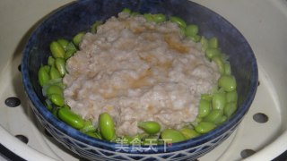 毛豆蒸肉饼的做法步骤：5