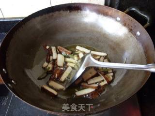 小油菜炒香干的做法步骤：6