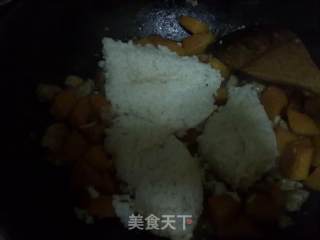 南瓜鸡肉焗饭的做法步骤：6