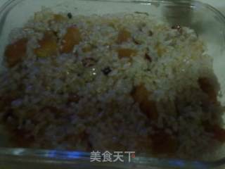 南瓜鸡肉焗饭的做法步骤：8