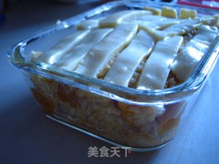 南瓜鸡肉焗饭的做法步骤：10