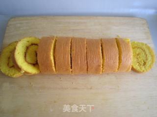 玉米面蛋糕卷的做法步骤：14
