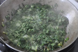 菠菜火腿煎饼的做法步骤：3