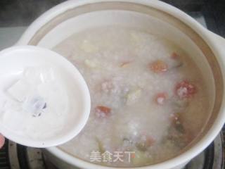 红巧梅花核桃糯米粥的做法步骤：9