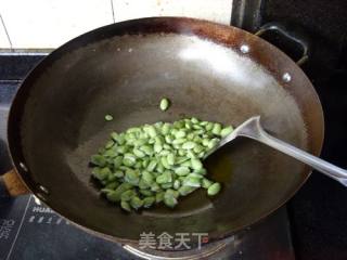 梅干菜炒毛豆的做法步骤：6