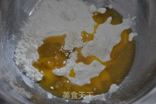 豆角橄榄酥饼的做法步骤：2
