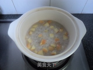 生津止渴润肠通便的---【苹果葡萄干蜂蜜粥】的做法步骤：6