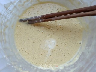 软软甜甜奶香十足----苹果牛奶鸡蛋饼的做法步骤：3